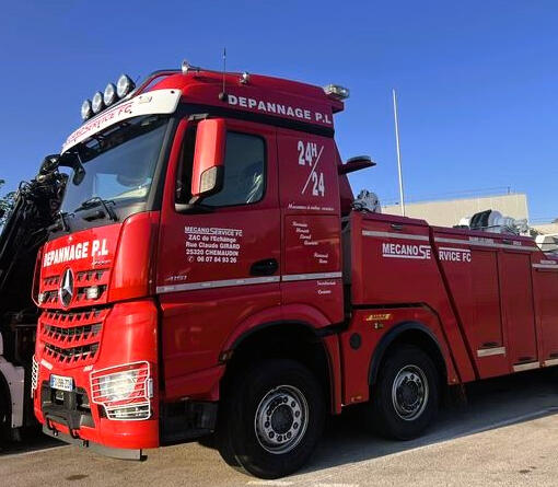 Flotte de Mecano Service Besançon